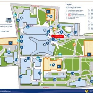 Glasgow 2020 training day map | British Association of Paediatric Surgeons